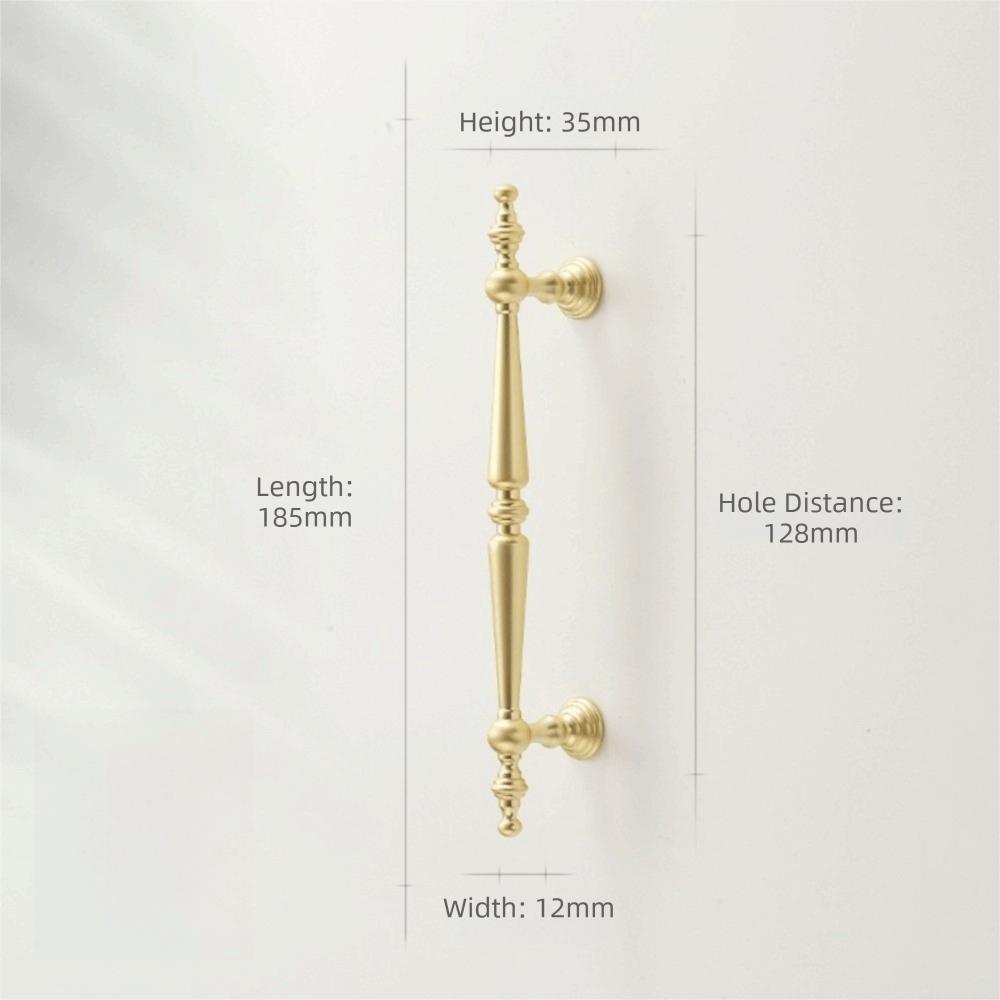 Zinc Alloy Wardrobe Pulls Vintage Drawer Pulls Durable Furniture Handles  for Furniture