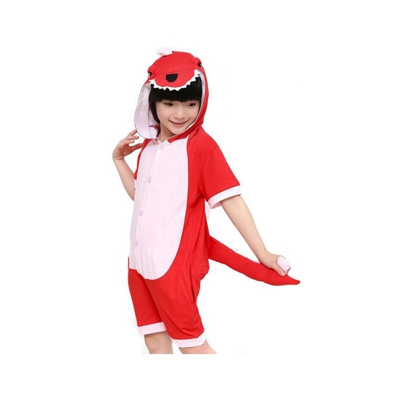 Red Dinosaur Costume for Kids Carnival Cosplay Toddler Halloween Party Dress Up Animal Outfit Ages 2-4