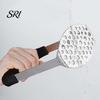 Vegetable Masher Tool Potato with Anti-Slip Rubber Handle U-Shaped Design Potatoes Heavy Duty Uniform Mesh for Sweet Pumpkin Beans Hand Press