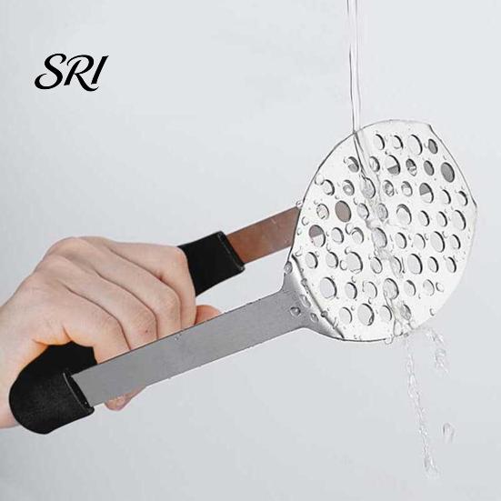 Vegetable Masher Tool Potato with Anti-Slip Rubber Handle U-Shaped Design Potatoes Heavy Duty Uniform Mesh for Sweet Pumpkin Beans Hand Press