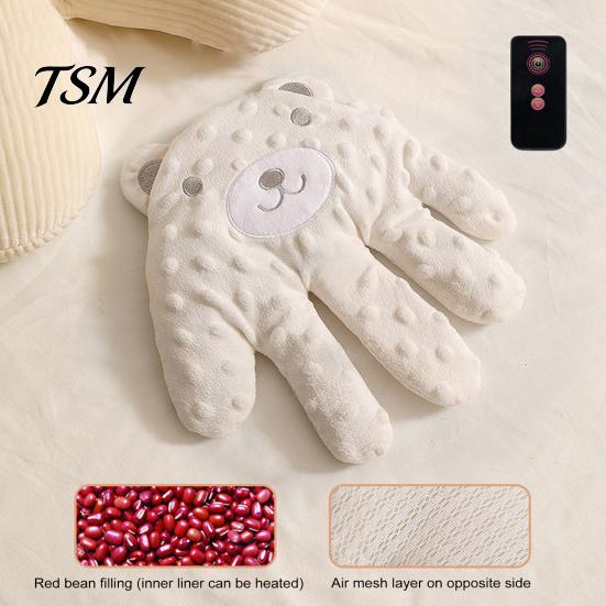 Guante para Bebé con Palma Suave Automático Prevención de Sobresaltos Eléctrico Almohada Eléctrica para Bebés Ayuda para Dormir Recién Nacidos Peluche de Dibujos Animados