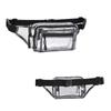 Waterproof Chest Bag Transparent Multi Layer Shoulder Bag Waist Pack Adjustable Shoulder Strap Makeup Bag Running Hiking Travel