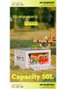Folding Camping Storage Box with Wooden Lid - Outdoor Picnic & Car Trunk Organizer