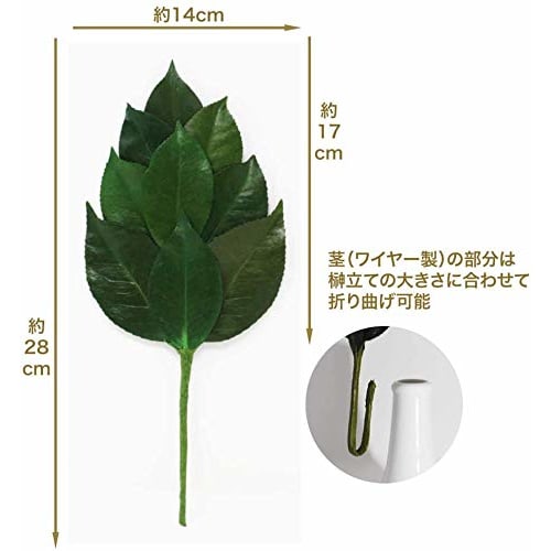 A&K Premium Preserved Sakaki Trees, Small, Pair, Approx. 28cm Tall X 14cm Wide, Made with Premium Tanba Camellia Leaves, Perfect for Shinto Shrine Off