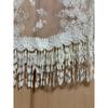 Used White Lace Stole Shawl