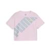 Puma POWER SHORT LENGTH Girls' T-shirt Pink 67985367 Size 152