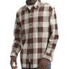UNIQLO W23 Plaid Pattern Pointed Collar Loose Long Sleeve Shirt Unisex shirts Dark-Red 462389-18