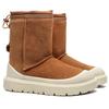Unisex Mid-Calf Warm Thick-Sole Snow Boots
