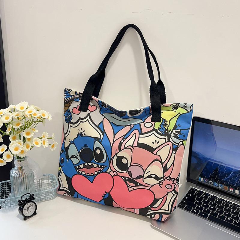 Minnie Cartoon Canvas Tote Bag With Large Capacity For Daily Use
