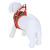 LOGOS LAND Pattern Harness | Adjustable Size for Training, Walks, and Outings, Anti-Pulling, Easy to Put on and Take Off (Orange, Size L)