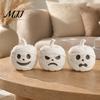 Halloween Mummy Pumpkin Ornaments 3D Printed Skull Figurine for Decorations, Collectible Figures with Funny Expressions Home Office Desk Ornament,
