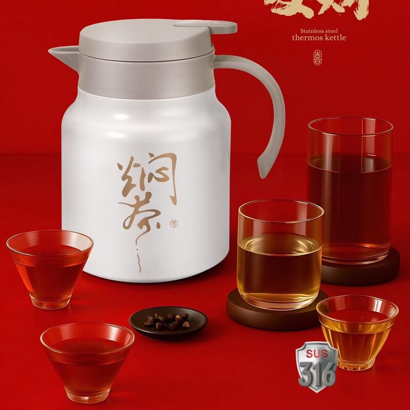 BELO&PRAC Thermal Teapot with Glass Liner