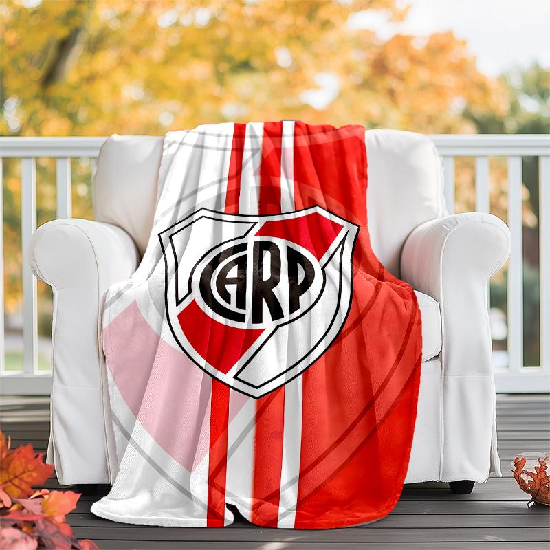 Club Atlético River Plate printed throw blanket—soft,warm;versatile blanket for all seasons—perfect as &air-conditioning throw,nap blanket