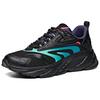 Anta Cushioning Reflective Low top Running Shoes Men's Black Green Blue 912035558-3