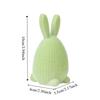 Creative Flocking Easter Bunny Ornament Resin Easter Decor Easter Egg Decoration  Home Decoration
