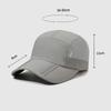 Summer Breathable Sunscreen Cap men Outdoor Quick-Drying Mesh Sun Hat Baseball Cap