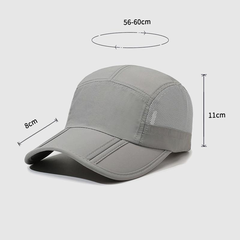 Summer Breathable Sunscreen Cap men Outdoor Quick-Drying Mesh Sun Hat Baseball Cap