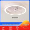 Ultra-Thin Invisible Ceiling Fan Light - Minimalist 2024 Model for Bedroom, Living Room, and Restaurant.