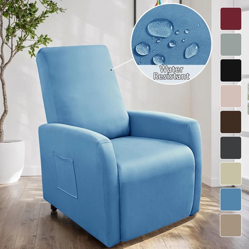 1pc Waterproof Recliner Sofa Cover Non-slip Sofa Covers For Living Room Single Sofa Chair Couch Cover Home Armchair Covers