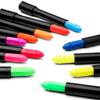 Luminous 12-Color Twist-Up Face Paint Crayon Set for Clean Hands and Halloween Body Art
