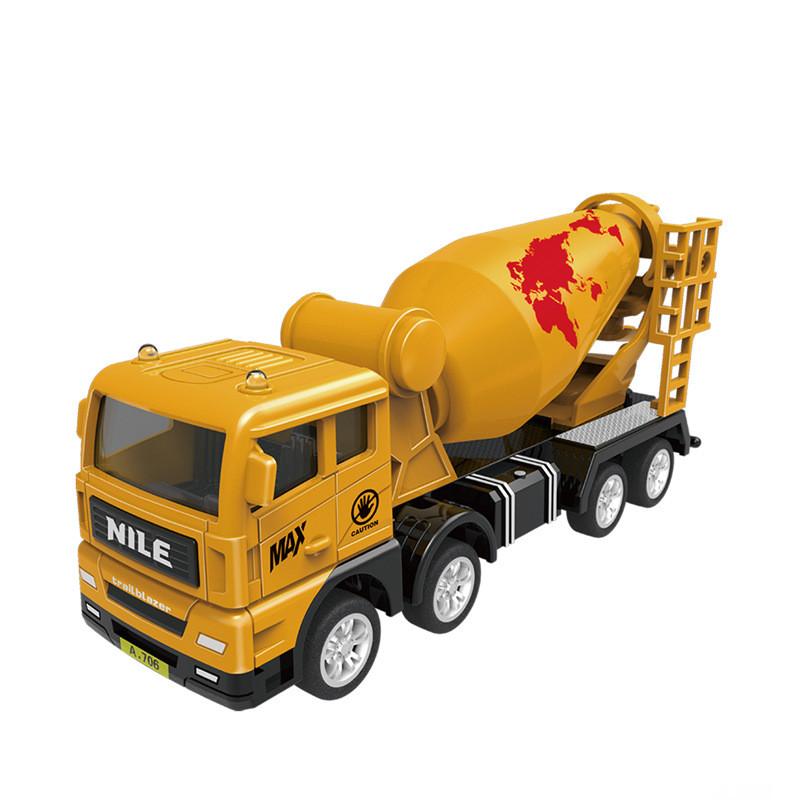 Plastic Mixer Excavator Truck Construction Vehicle Children Inertia Car Toy