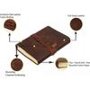Sun Moon Vintage Leather Journal Book Of Shadow Grimoire Antique Leather Notebook