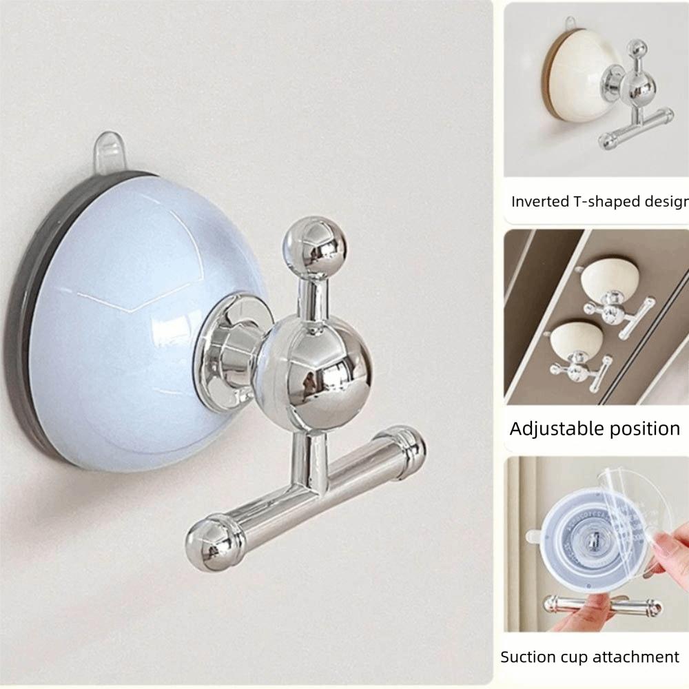 Seamless Bathroom Hook No- Punching Wall Hook Universal Kitchen Storage Hook  Household