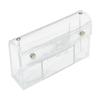 Multi-pocket PVC Transparent Pencil Case Portable Cosmetic Makeup Bag Travel Organizer for Student School Office Storage