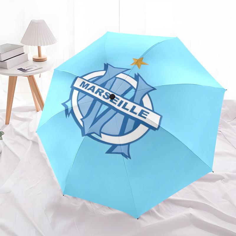 1pc Marseille Umbrella, Sun Protection, And UV Shielding. It Has Eight Sturdy Ribs for Outdoor Use And Perfect As a Holiday Gift