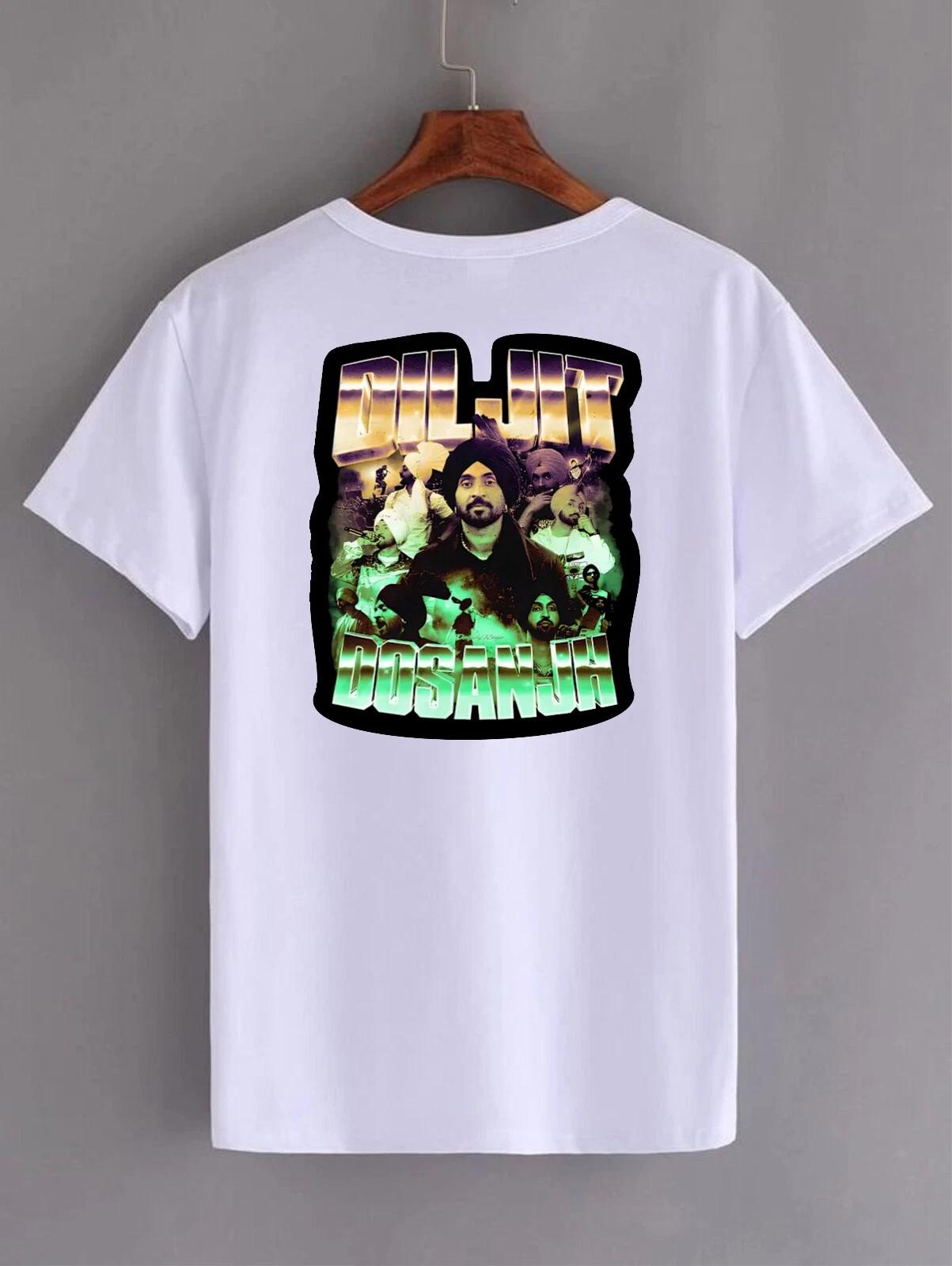 Diljit Dosanjh Singer T-Shirt, Indian Singer Concert Shirt, Punjabi Singer Tee 2XL