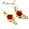 18K Real Gold Plated Inlaid Natural Stone Jewelry Clasps Fasteners For Bracelets Accessories,Locks For Jewelry,Necklace Findings