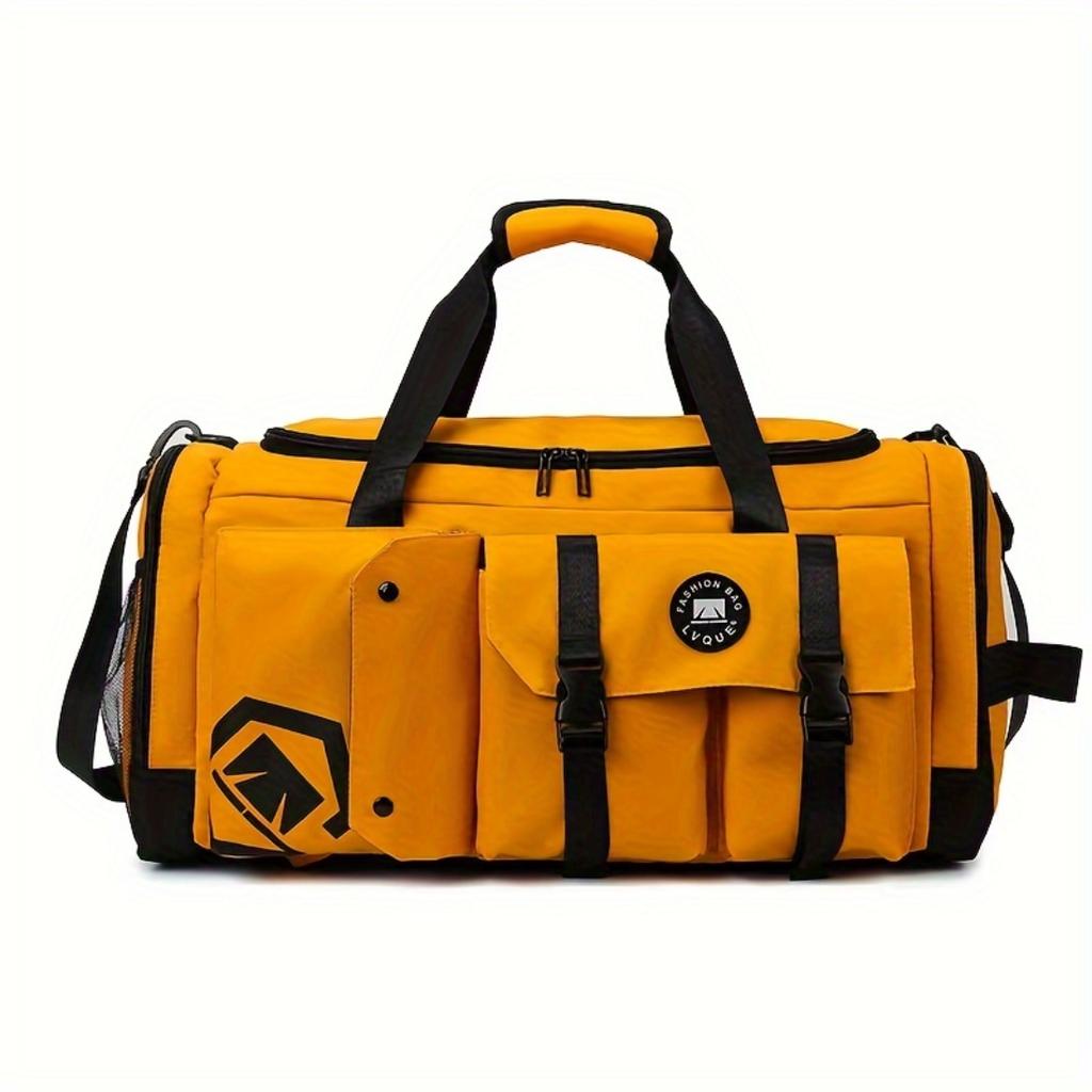 Zaino da viaggio unisex espandibile con spazio nascosto, tracolla a tracolla staccabile, scomparto separato per scarpe e tasche multiple per lavoro e palestra