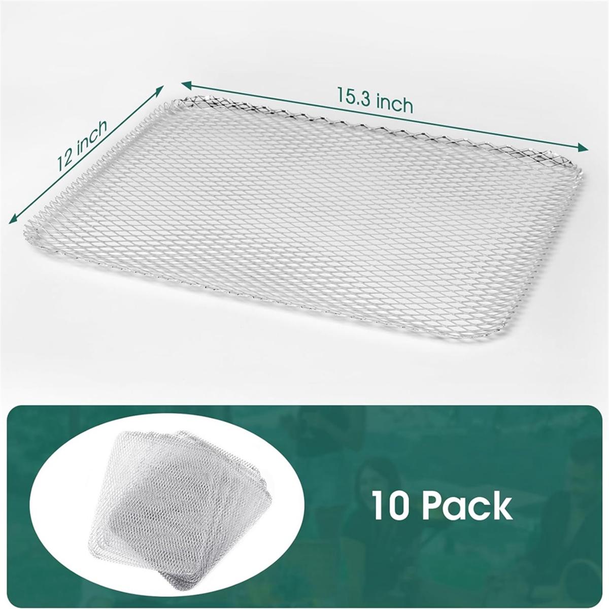 

Grill Topper, Grill BBQ Disposable Grill Toppers, 10 Pack Grill Topper for Outdoor Grill Disposable Grilling Liners NONE