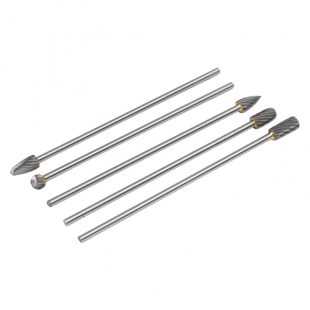 Milling Cutters Rotary Tools Set Solid Carbide Burrs 6mm Cutting Edge Diameter