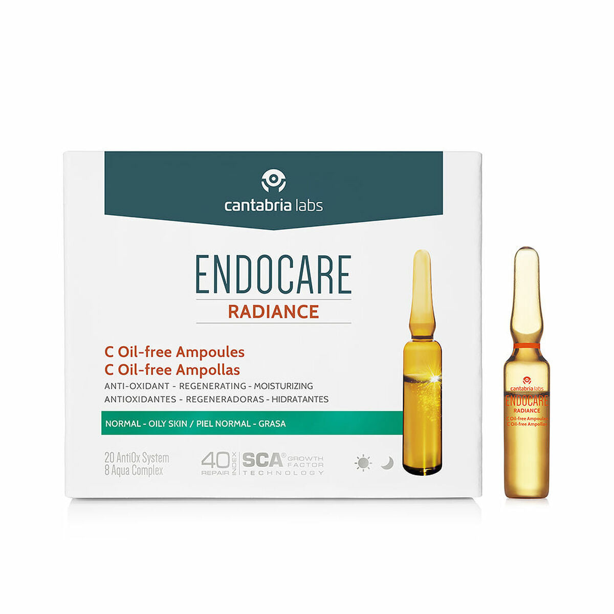 

Ampoules Endocare X Sans huile 10 x 2 ml 2 ml