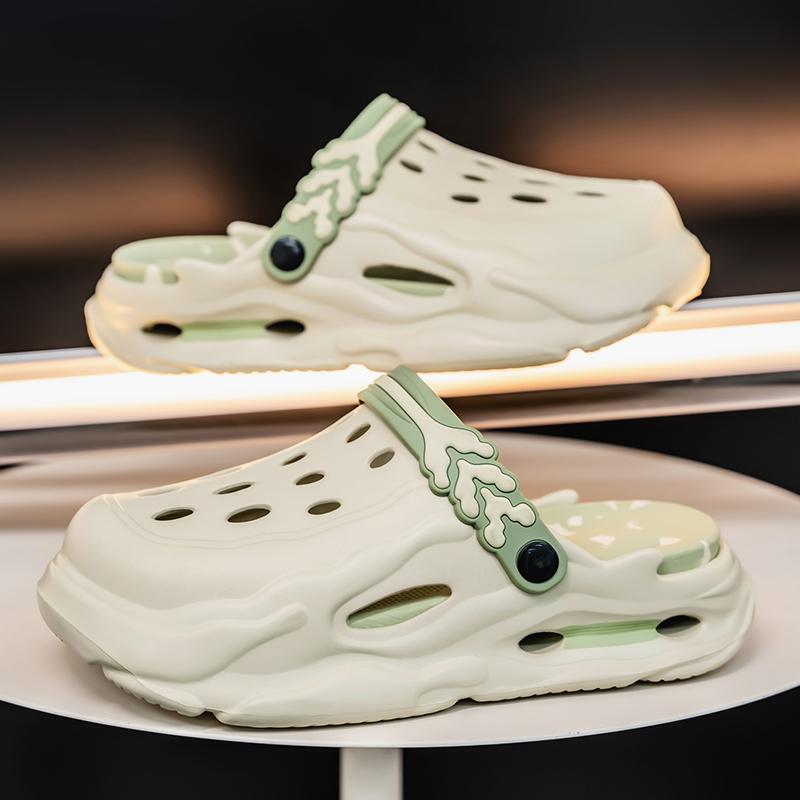 Fashion White Platform Sandals Men Street Comfortable Designer Women's Slippers Trend Outdoor Soft Non-slip Men's Beach Sandals