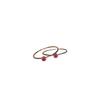 Simple Inlaid Pink Single Diamond Rings for Women Light Luxury Fine Mini Ring High-end Layered Style Suitable for Daily Jewelry