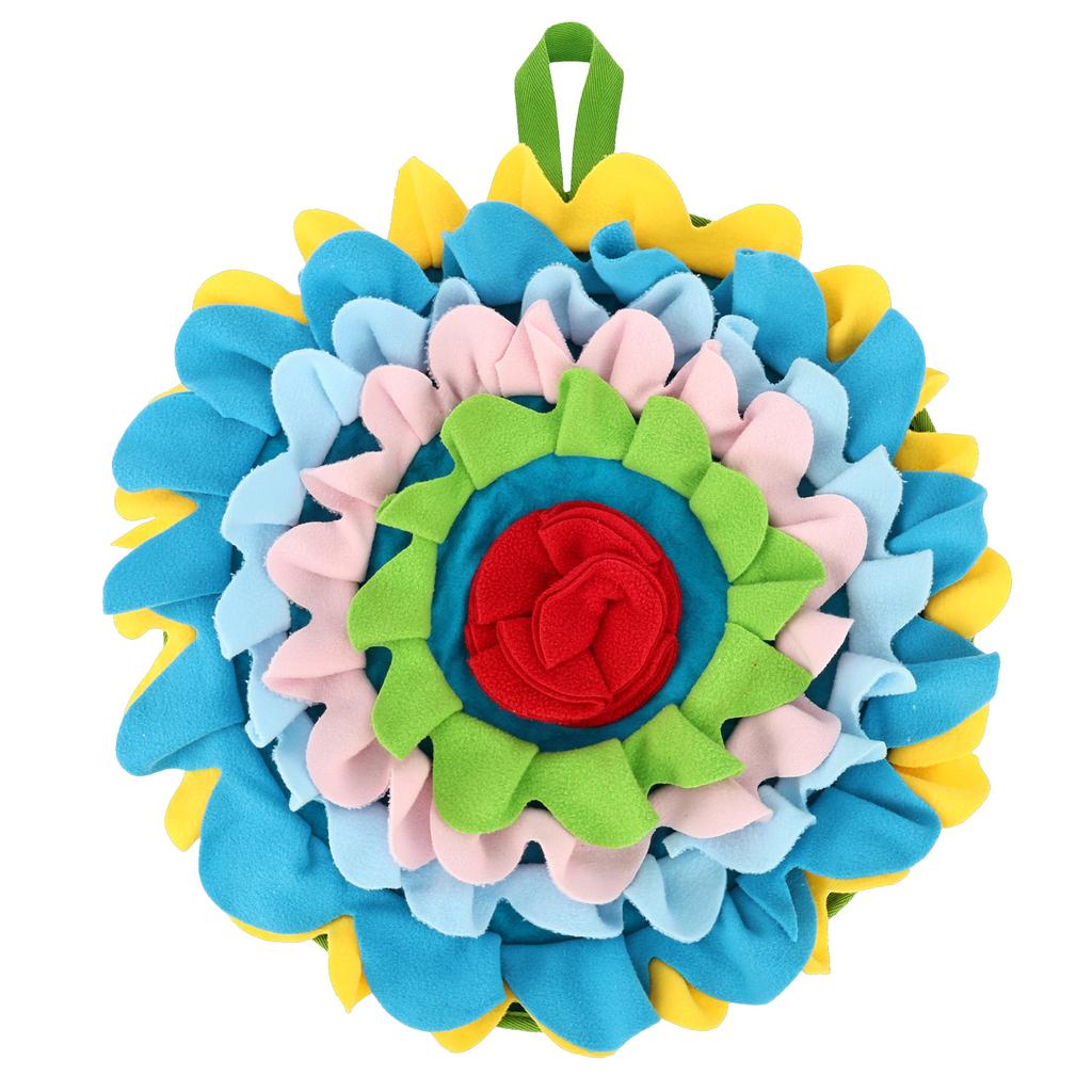 Small Pet Snuffle Mat Rabbit Foraging Mat Hamster Scent Training Blanket Toy Slow Feeder for Dogs &Rabbits