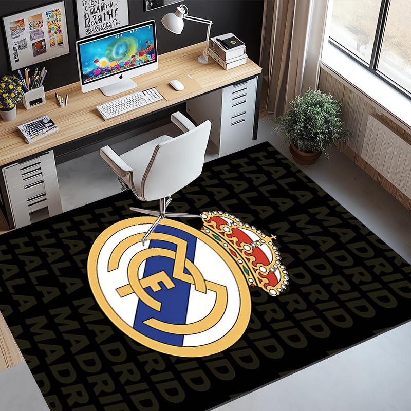 Tappeto con Fantasia Squadra di Calcio, Tappetino Interno/Esterno, per Picnic, Sala Giochi, Camera da Letto, Ufficio, Soggiorno, Tappeto Decorazione Casa, Regalo di Compleanno