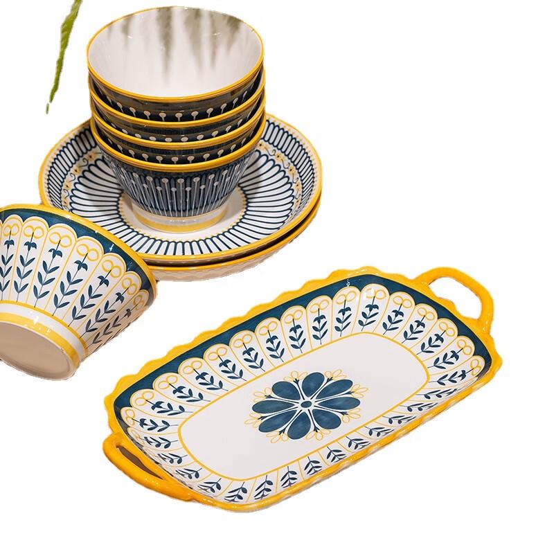 Sibann Japanese Style Ceramic Dinnerware Set