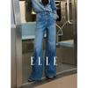 Modern Retro High-Waist Wide-Leg Jeans