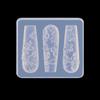 Multipurpose 3D Nail Art Silicone Mould with Butterfly and Moon Patterns Decoration for Crafting Unique Acrylic Nails