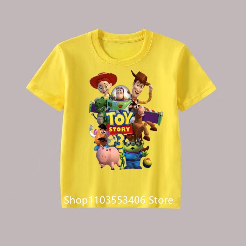 Toy Story Woody Buzz Lightyear Men Women T Shirt Funny Tees Short Sleeve Crew Neck T-Shirts 100% Cotton Gift Idea Clothes