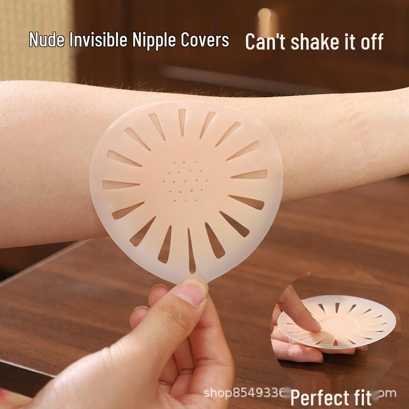Huahua Milk Cap 16-Hole Breathable Silicone Nipple Covers