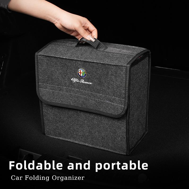 Auto Kofferraum Aufbewahrungsbox Organizer Faltbar Verstauen Aufräumen Behälter Tasche Für Alfa Romeo Giulietta 159 147 156 166 Mito Giulia GT