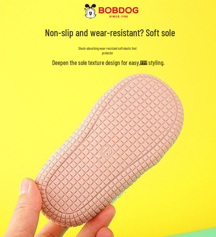 Babu Dou 2026 Frühjahr Leder Kinderschuhe: Weiche Kleinkinderschuhe für Mädchen & rutschfeste Funktions-Babyschuhe für Jungen.