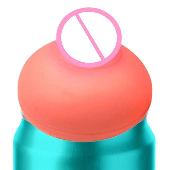 Víko kelímku na sodu Netěsné Silné utěsnění Flexibilní lžička Opakovaně použitelná silikonová Zábavná vrchní nádoba na pivo Párty laskavosti