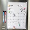 Adesivo Personalizzato Lavabile Magnetico in Acrilico per Calendario da Frigorifero.
