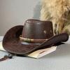 Gentleman Wide Brim Fisherman Hat Handmade for Dress-up Theme Party Headgear