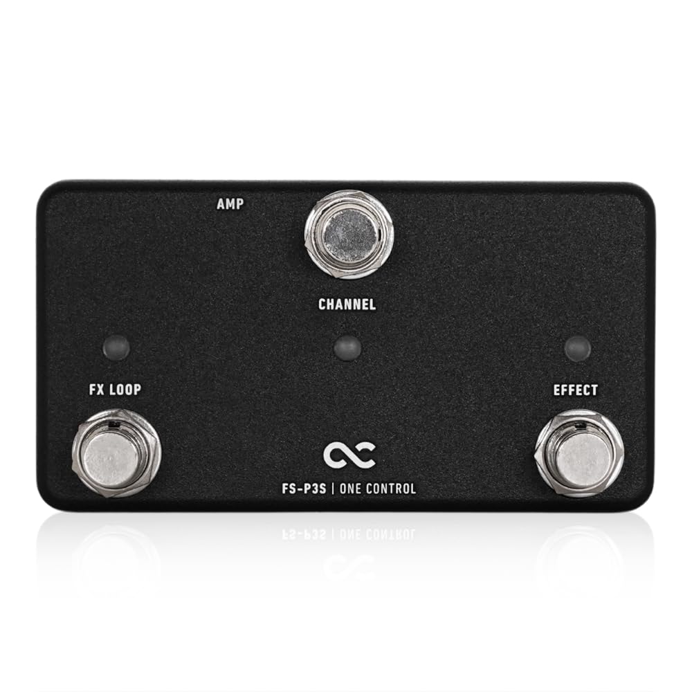 One Control with small amplifier head with dedicated foot switch set BJF-S100 FS-P3S